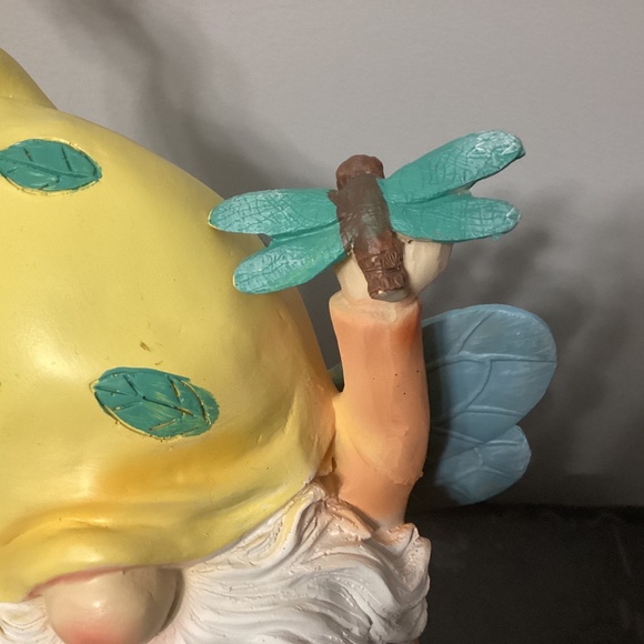 Gnome with dragonfly - Picture 3 of 3
